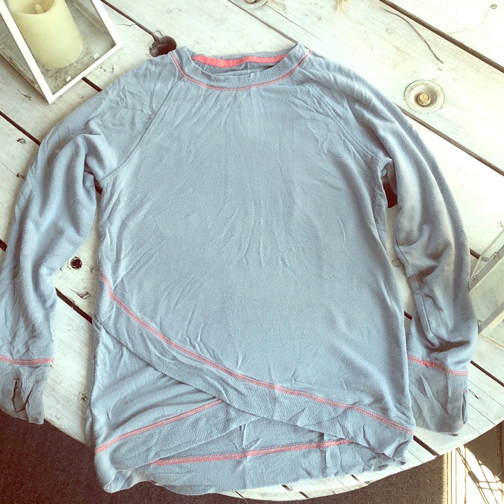 Soft blue-grey sweater